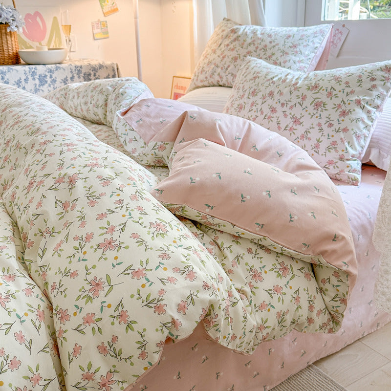 Vintage Cotton Floral Bedding Set The Unalia Brand