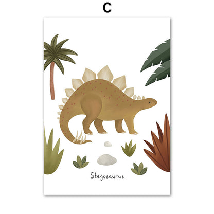 Jurassic Wall Canvas Print