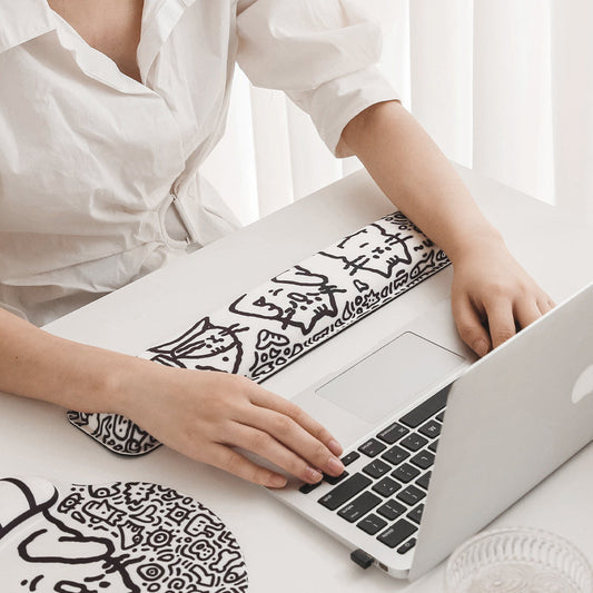 Doodle Mouse Desk Pad The Unalia Brand