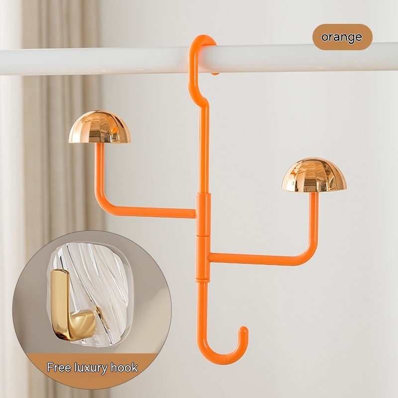 Mushroom Rotating Coat Rack Scarf Bag Storage Seamless Hook The Unalia Brand