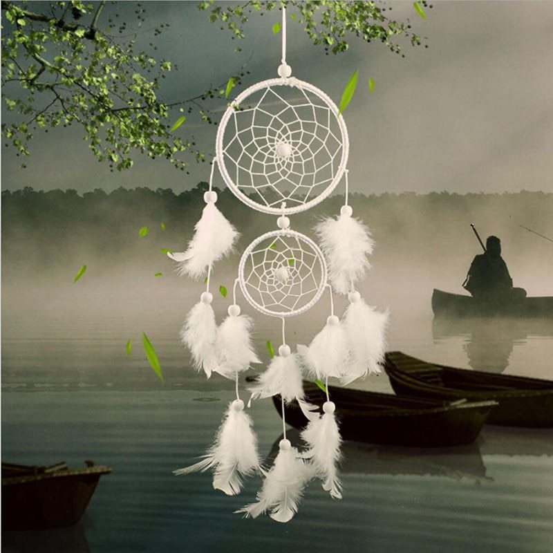 Handmade Bohemian Feather Dreamcatcher The Unalia Brand