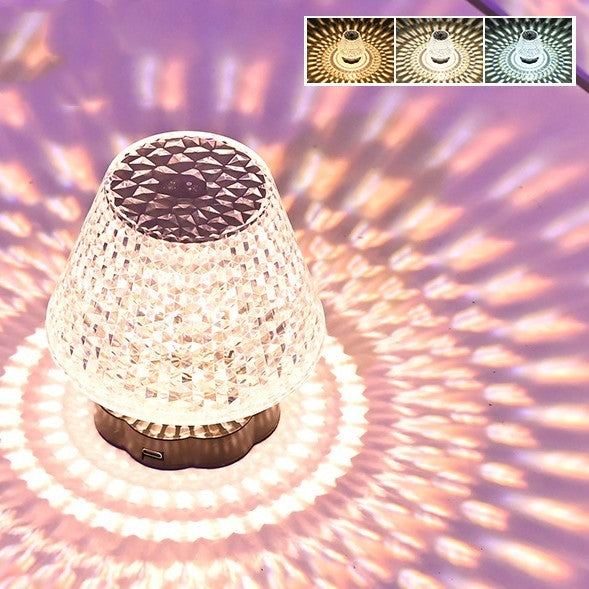 Diamond Crystal Table Lamp The Unalia Brand