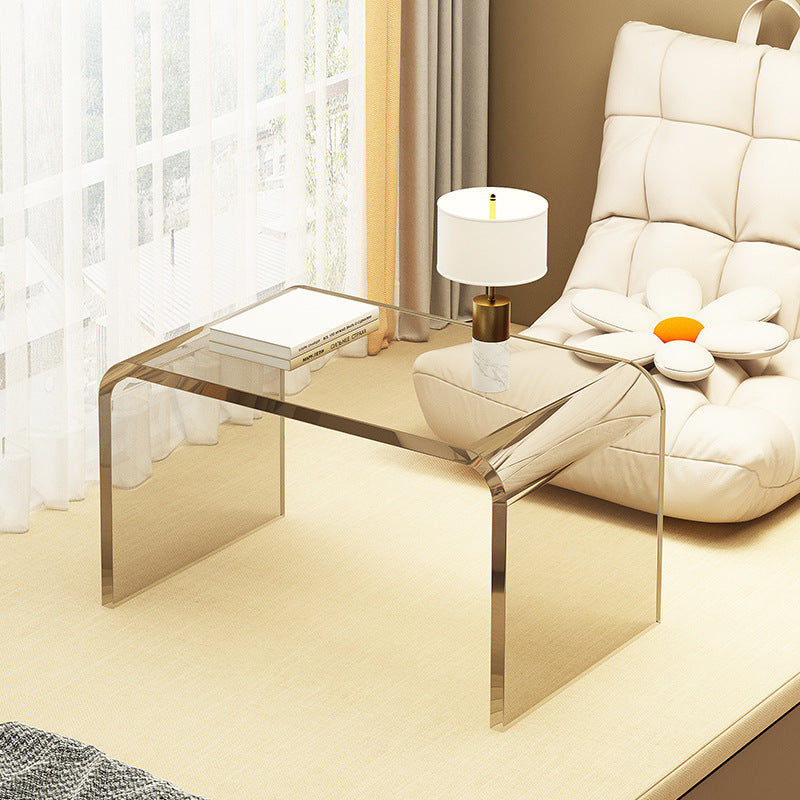 Simple And Light Luxury Acrylic Small Apartment Living Room Design Coffee Table Home Bedroom Bedside Table The Unalia Brand