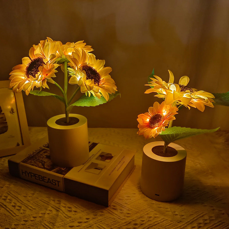 LED Sunflower Night Lamp The Unalia Brand