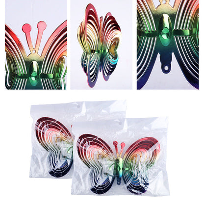 Rainbow Butterfly Wind Chimes The Unalia Brand