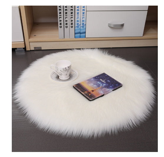 Plush Fuzzy Round Carpet The Unalia Brand