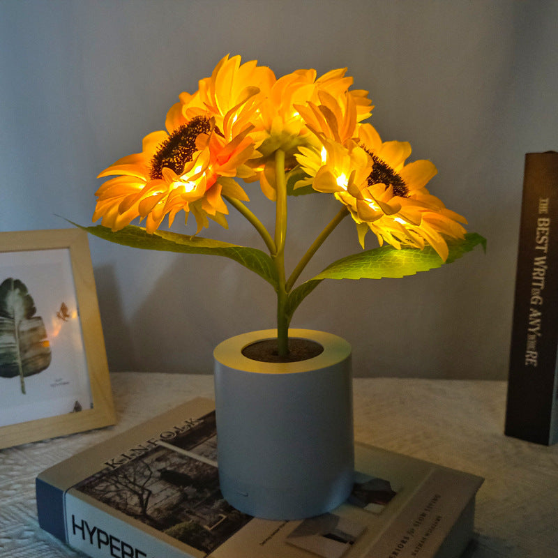 LED Sunflower Night Lamp The Unalia Brand