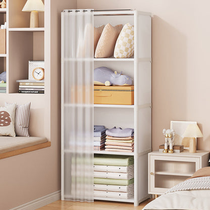 Dust-proof Wardrobe Household Bedroom Storage Cabinet Combination Locker Small Wardrobe Storage Rack The Unalia Brand