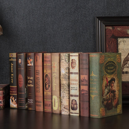 Retro Decorative Faux Books