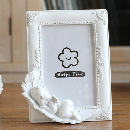 Sleeping Angel Resin Photo Frame