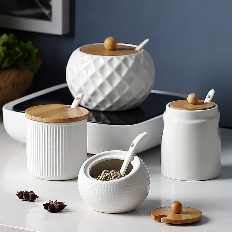 Assorted Geometric Kitchen Jar Set The Unalia Brand