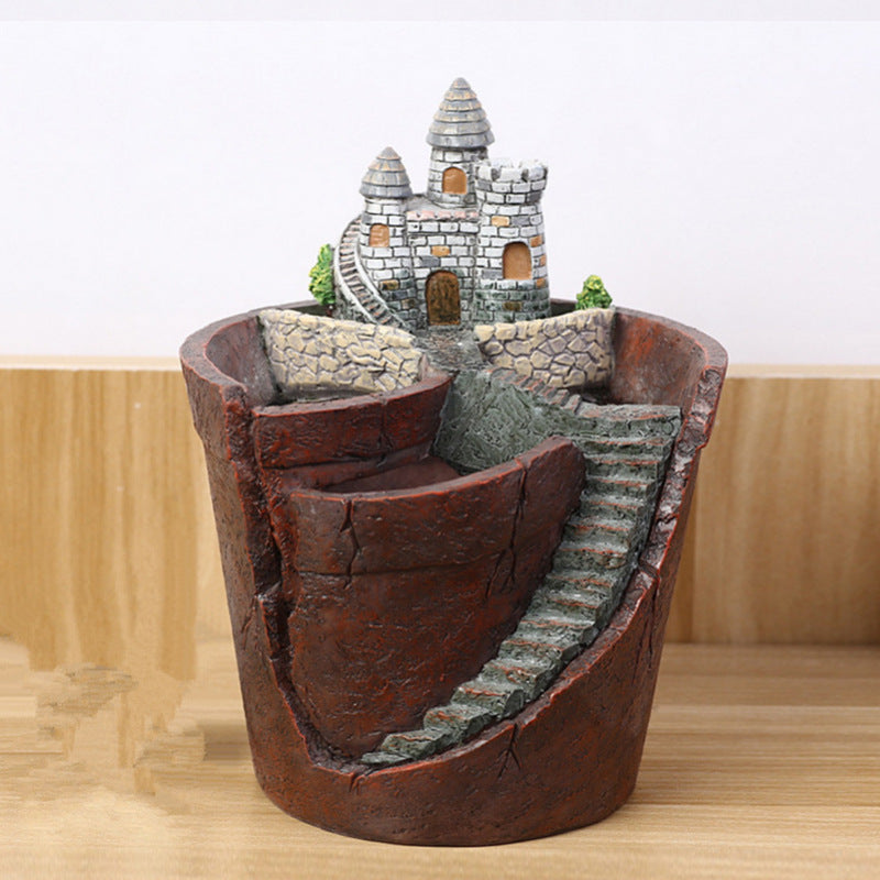 Succulent Micro Landscape Flower Pot null