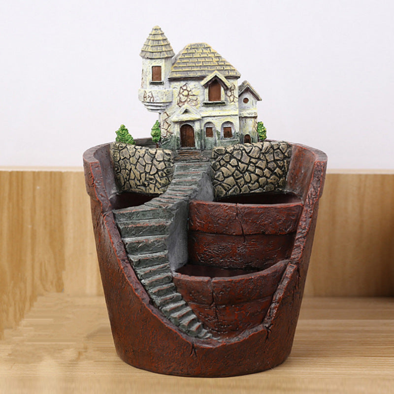 Succulent Micro Landscape Flower Pot null