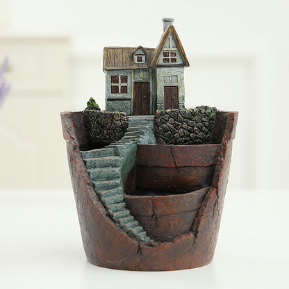 Succulent Micro Landscape Flower Pot null