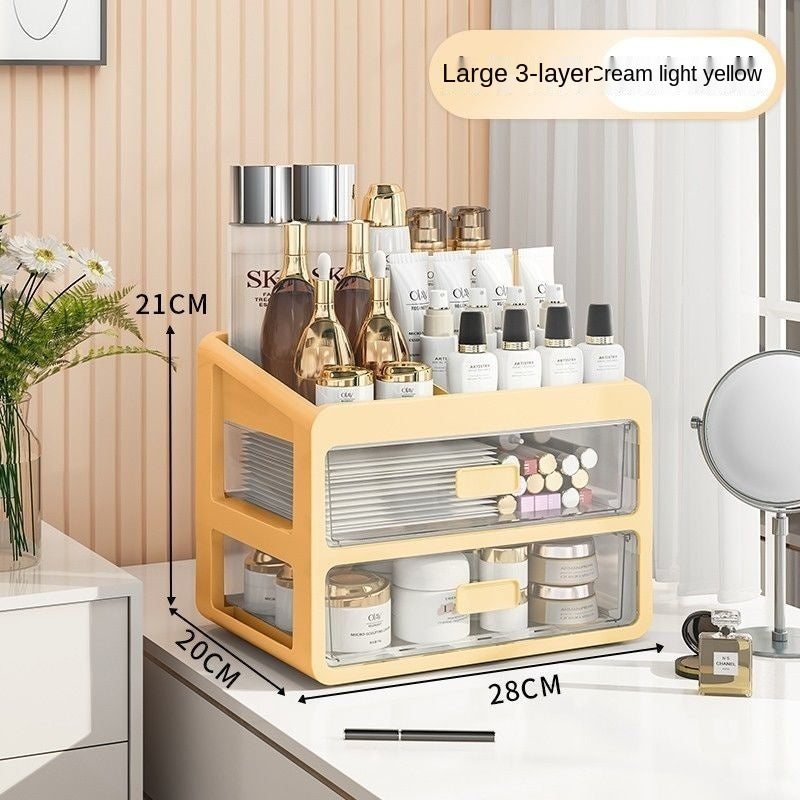 Desktop Transparent Drawer Cosmetic Storage Box The Unalia Brand