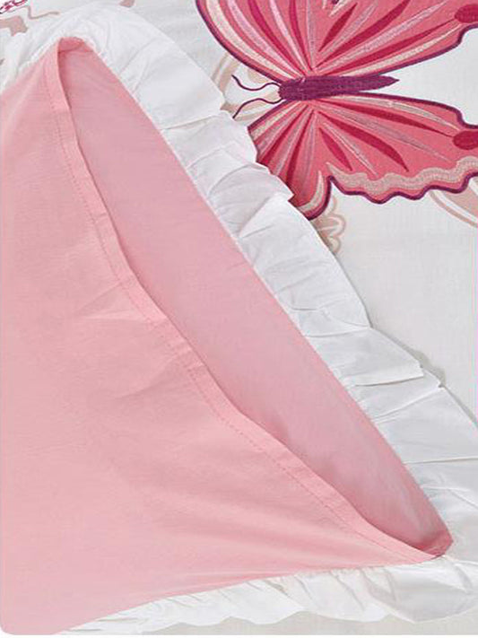 Butterfly Pink Bedding Set The Unalia Brand