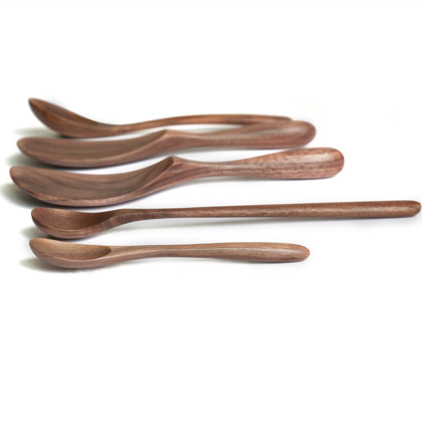 Assorted Walnut Wooden Spoons The Unalia Brand