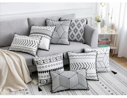 Bohemian Geometric Throw Pillows The Unalia Brand