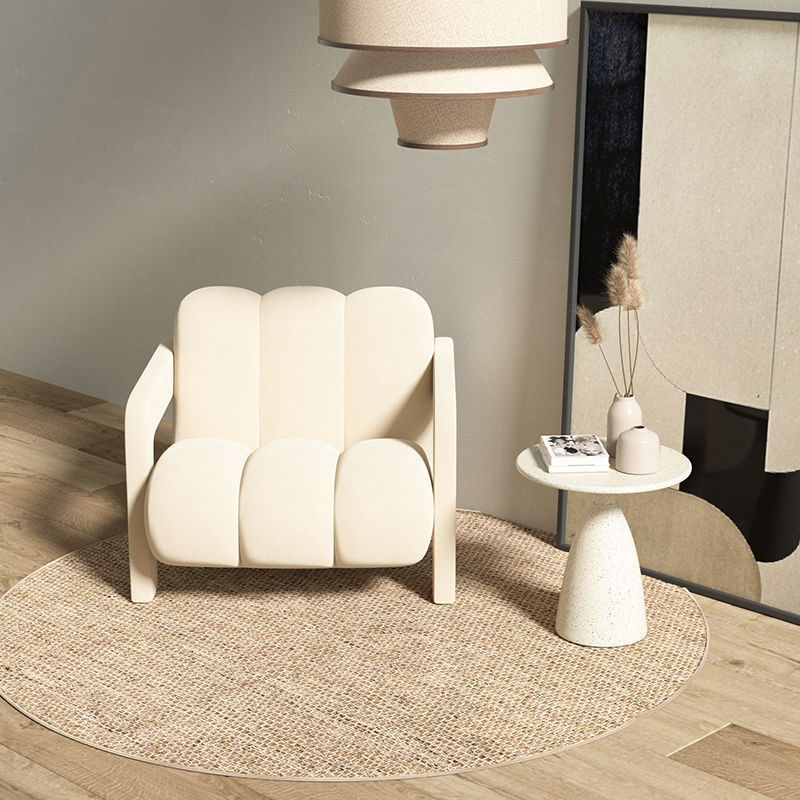 Simple Fabric Single Chair In The Living Room The Unalia Brand