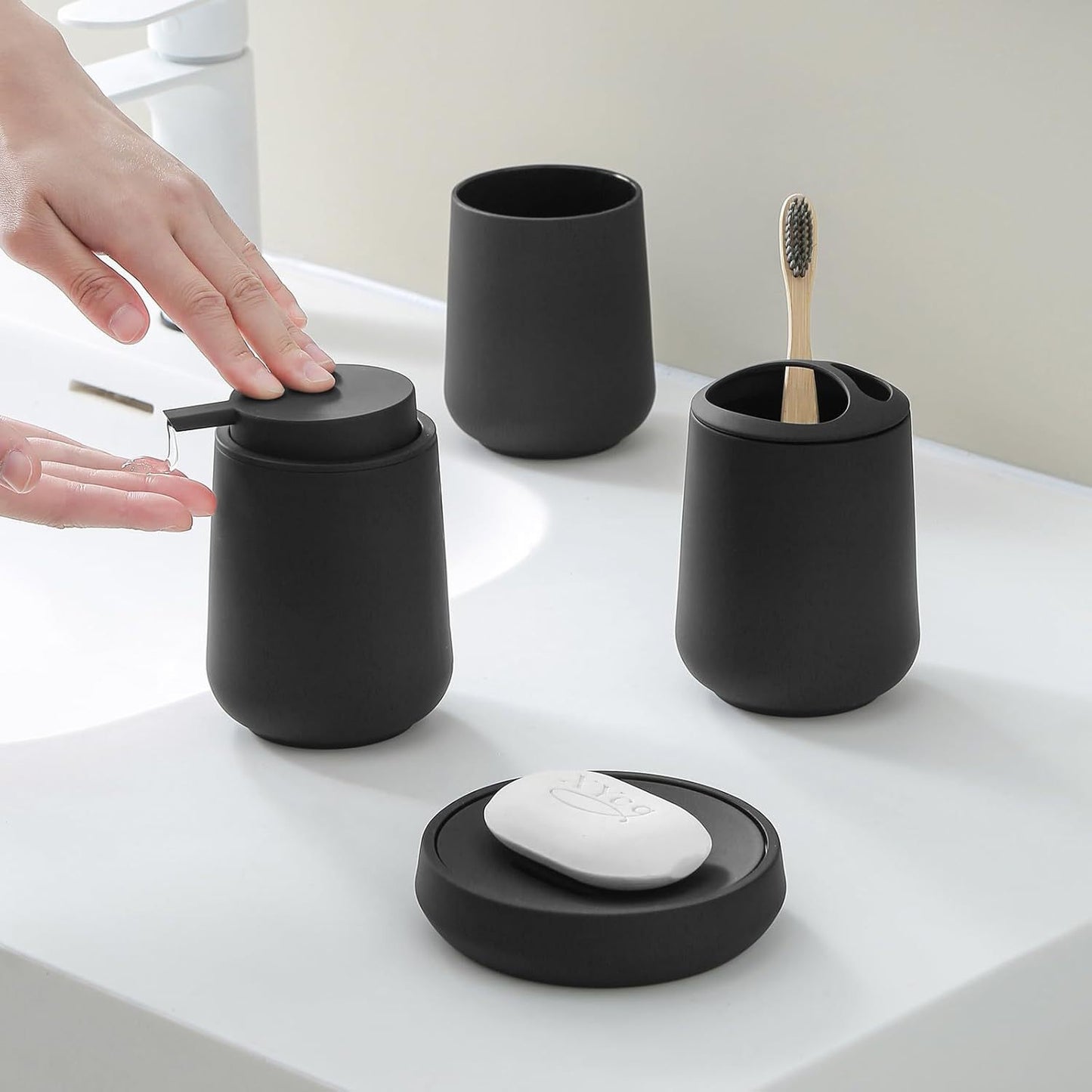 Matte Black Bathroom Set The Unalia Brand