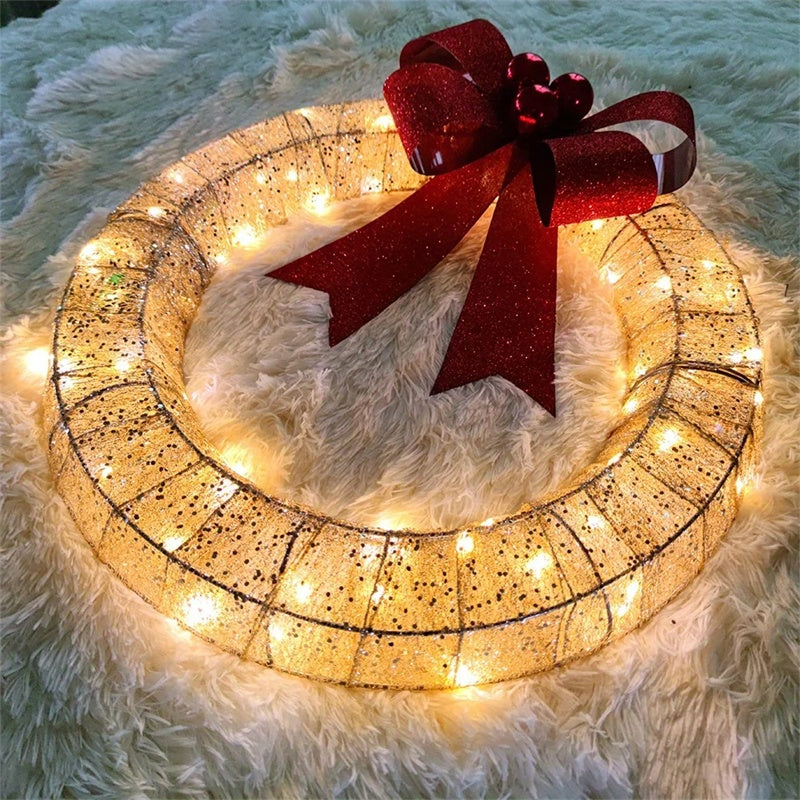 Christmas Wreath Garland Light The Unalia Brand