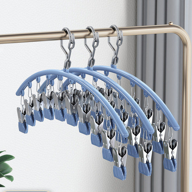 Multifunctional Plastic Coated Stainless Steel Invisible Hanger The Unalia Brand