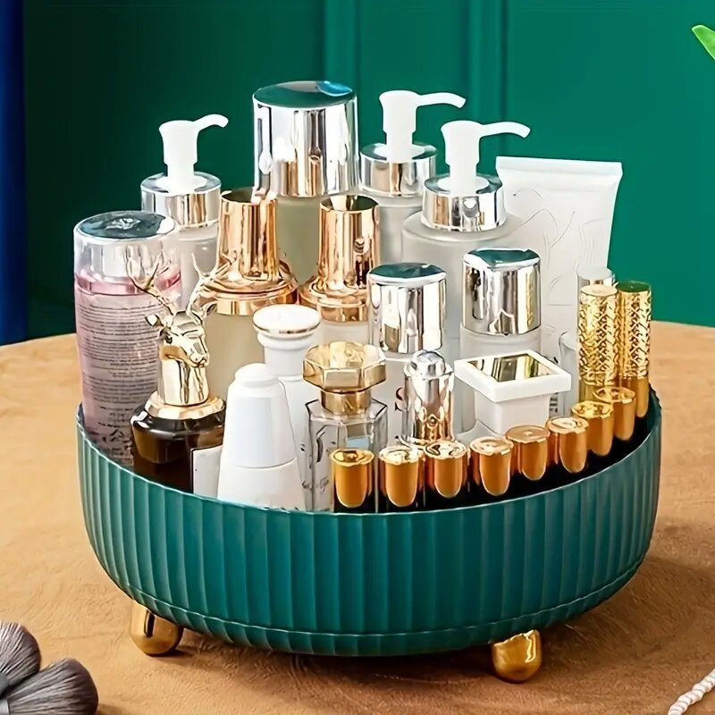 Plastic Cosmetics Rotating Storage Box The Unalia Brand