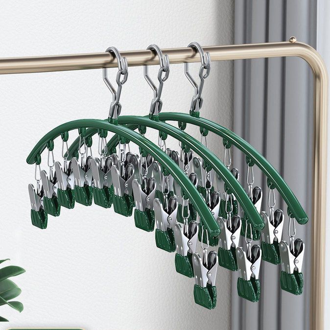 Multifunctional Plastic Coated Stainless Steel Invisible Hanger The Unalia Brand