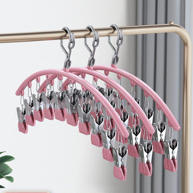 Multifunctional Plastic Coated Stainless Steel Invisible Hanger The Unalia Brand