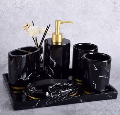 Luxury Black Bathroom Set The Unalia Brand