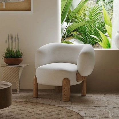 Solid Wood Leisure Wabi-sabi Chair The Unalia Brand