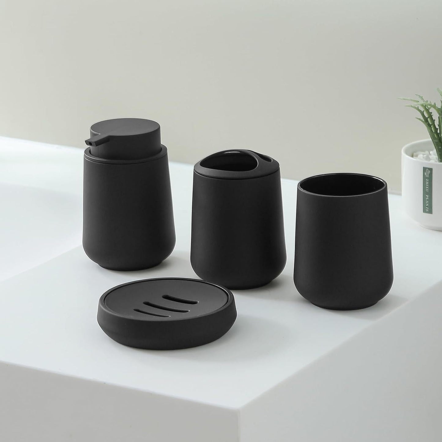 Matte Black Bathroom Set The Unalia Brand