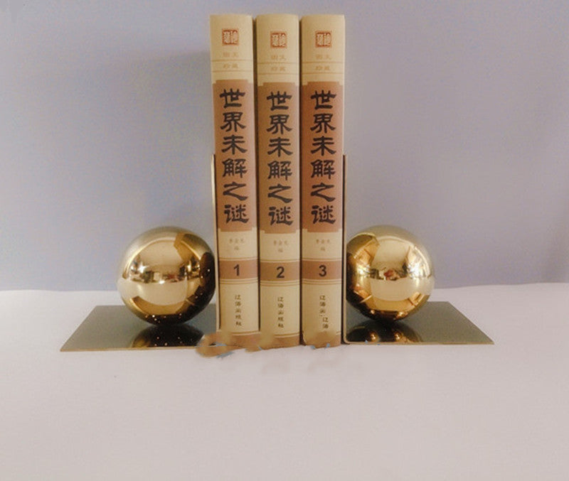 Modern Metal Ball Bookends The Unalia Brand