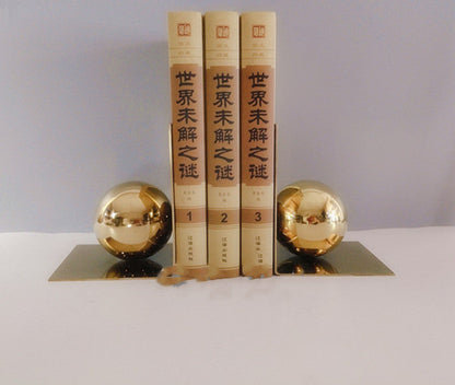 Modern Metal Ball Bookends The Unalia Brand