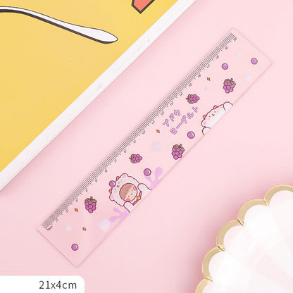 Assorted Cartoon Acrylic Ruler The Unalia Brand