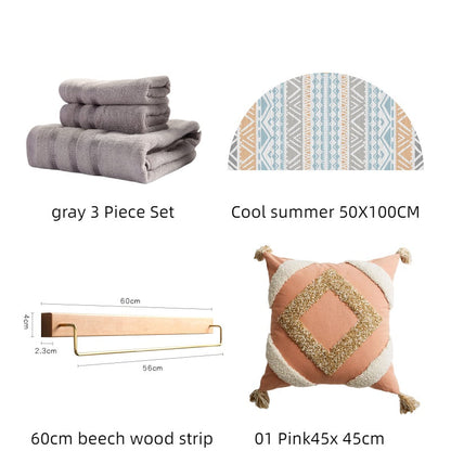 6-Piece Bamboo Towel Set The Unalia Brand