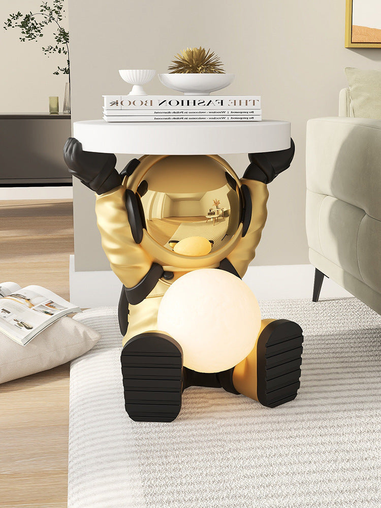 Astronaut Floor-to-ceiling Ornaments Home Accessories Living Room TV Cabinet Sofa Side Nightstand Tray Housewarming Gift The Unalia Brand