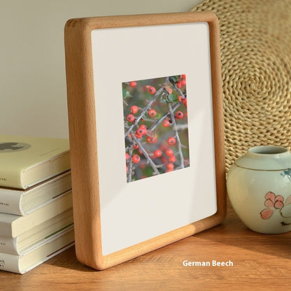 Rounded Wood Photo Frame