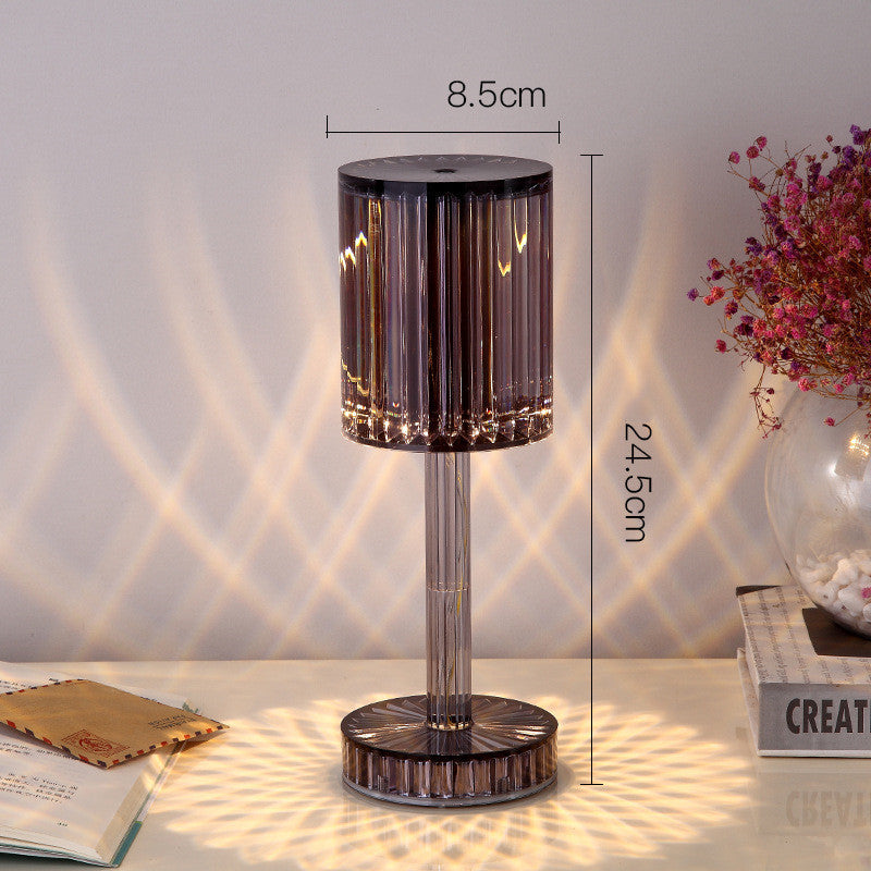 New Crystal Table Lamp Hotel Decoration Diamond Romantic Warm Led For Home Decor Romantic Gift Night Light The Unalia Brand