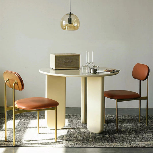 Round Table And Chair Combination Of Small Household The Unalia Brand