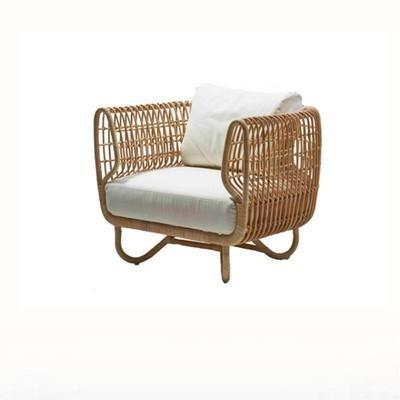 Outdoor Sofa Woven Rattan Chair Tea Table Combination The Unalia Brand