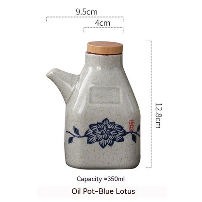 Chinese Style Ceramic Sauce Dipping Bottles The Unalia Brand