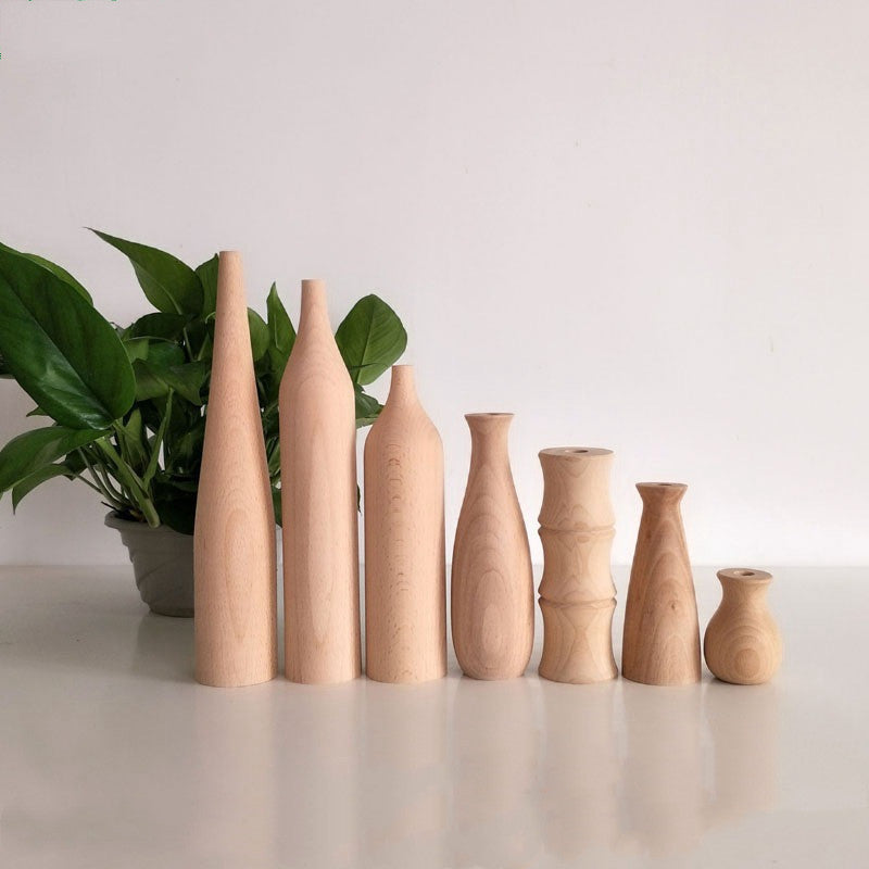 Handmade Chinese Wooden Vase The Unalia Brand