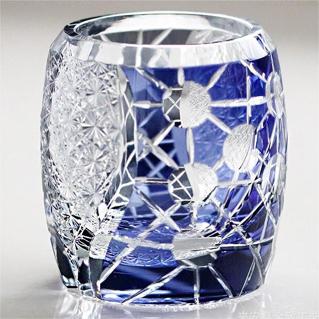 Japanese-style Edo Cut Hand Carved Crystal Glass Whisky Tumbler Mild Luxury Retro The Unalia Brand