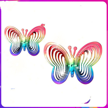 Rainbow Butterfly Wind Chimes The Unalia Brand