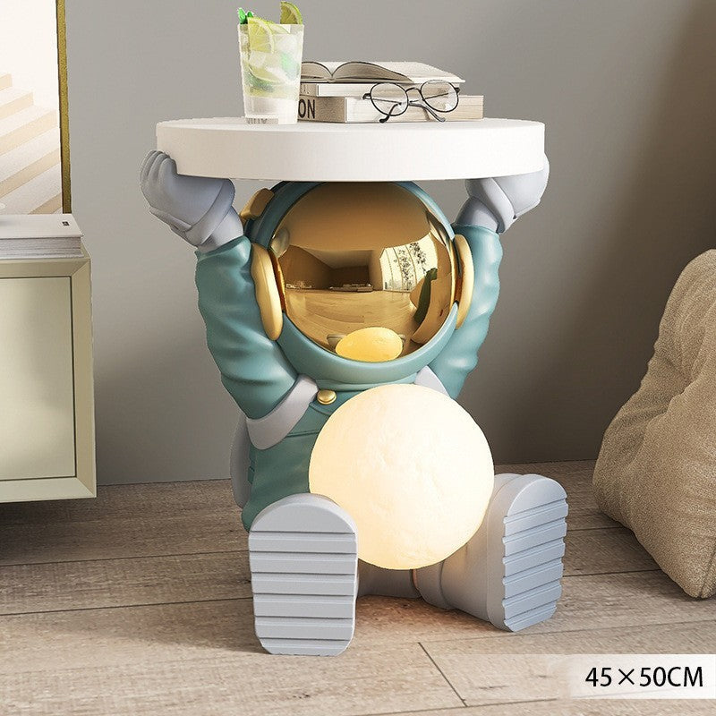 Astronaut Floor-to-ceiling Ornaments Home Accessories Living Room TV Cabinet Sofa Side Nightstand Tray Housewarming Gift The Unalia Brand