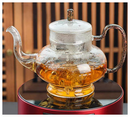 Colorful 900ml Heat-resistant Glass Teapot The Unalia Brand