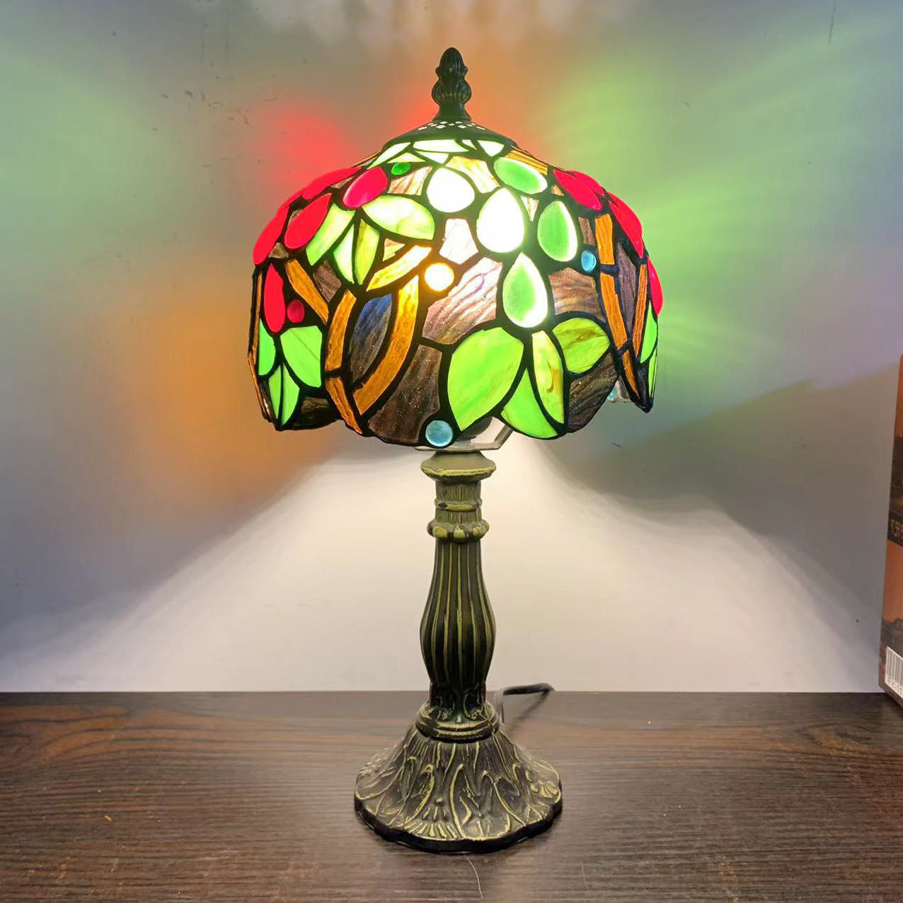 Stained Glass Bedside Lamp The Unalia Brand