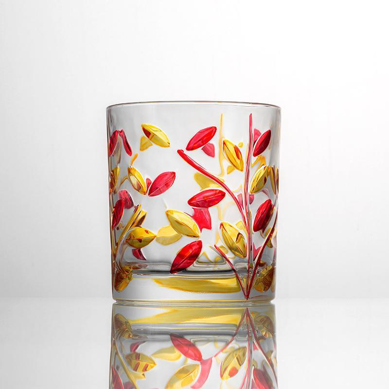 Handpainted Whiskey Glasses The Unalia Brand