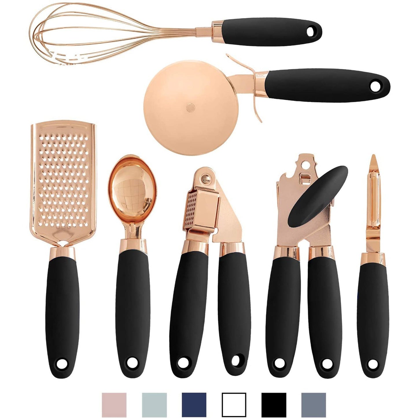 7-Piece Two-Toned Utensils Set The Unalia Brand